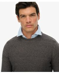 Superdry - Light Weight Cotton Texture Jumper - Lyst