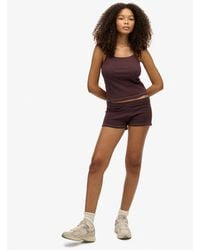 Superdry - Athletic Essentials Fold Over Short - Lyst