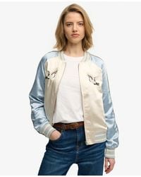 Superdry - & Co Suikajan Embroidered Bomber Jacket - Lyst