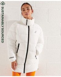 luxe longline puffer jacket