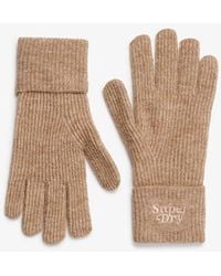 Superdry - & Co Soft Rib Knit Gloves - Lyst
