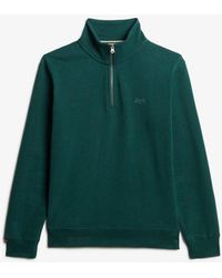 Superdry - & Co Essential Logo Half Zip Sweatshirt - Lyst