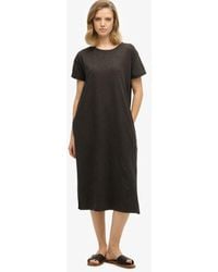 Superdry - Midi T-shirtjurk - Lyst