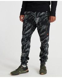 Superdry Cotton Rookie Cargo Pocket Joggers in Black for Men - Lyst