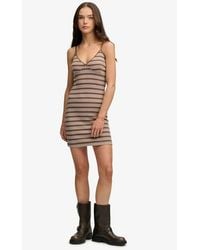 Superdry - Stripe Ribbed Jersey Mini Dress - Lyst
