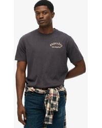 Superdry - & Co Tattoo Loose T-shirt - Lyst