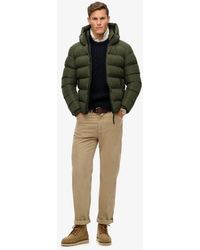 Superdry - Hooded Sports Puffer Jacket - Lyst