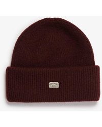 Superdry - & Co Rib Knitted Beanie Hat - Lyst