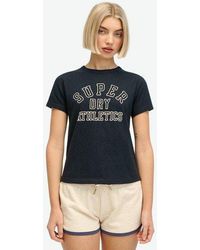 Superdry - T-shirt ajusté à motif athletic essentials - Lyst