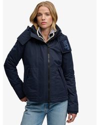 Superdry - & Co Hooded Microfibre Arctic Windcheater Jacket - Lyst