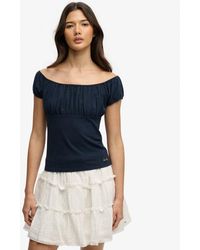 Superdry - & Co Athletic Essentials Ruched Top - Lyst