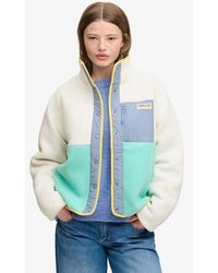 Superdry - & Co Colour Block Fleece Jacket - Lyst
