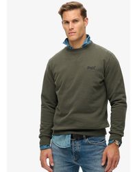 Superdry - & Co Essential Logo Crew Sweatshirt - Lyst