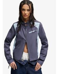 Superdry - Bench X & Co Bench Racer Shell Double Zip Jacket - Lyst