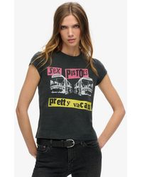 Superdry - Sex Pistols Limited Edition Cap Sleeve T-shirt - Lyst