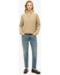 Superdry - Organic Cotton Mid Rise Slim Jeans Size: 26/32 - Lyst