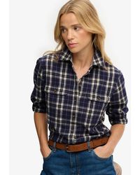 Superdry - & Co Lumberjack Check Flannel Shirt - Lyst
