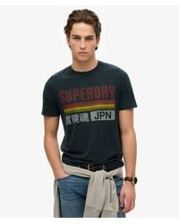 Superdry - & Co Japan Stripe Relaxed T-shirt - Lyst
