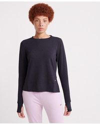 Superdry - Active Studio Luxe Crew Sweatshirt Marl - Lyst