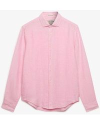 Superdry - & Co Riviera Long Sleeve Linen Shirt - Lyst