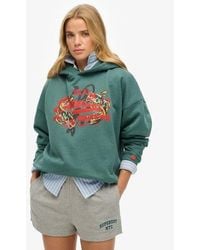 Superdry - Tokyo Vintage Logo Relaxed Hoodie - Lyst