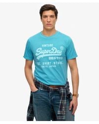 Superdry - & Co Vintage Logo Neon Relaxed T-shirt - Lyst