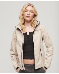 Superdry - Hooded Softshell Jacket - Lyst