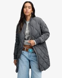 Superdry - Longline Onion Quilt Liner Jacket - Lyst