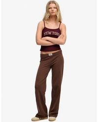 Superdry - & Co Athletic Essentials Fold Over joggers - Lyst