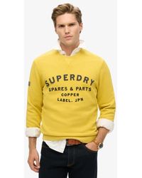 Superdry - Workwear Sweatshirt Met Applicatie - Lyst