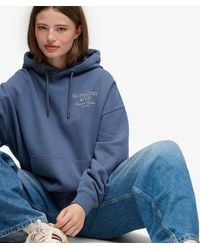Superdry - & Co Luxe Casual Relaxed Hoodie - Lyst