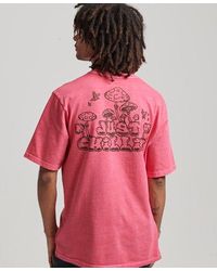 Superdry - Into The Woods Graphic T-shirt Pink / Raspberry Pink - Lyst