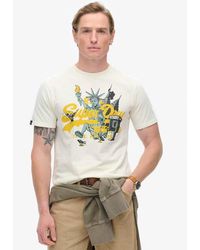 Superdry - & Co New York Graphic T-shirt - Lyst