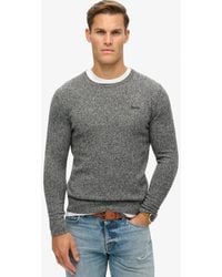 Superdry - Essential Slim Fit Crew Jumper - Lyst