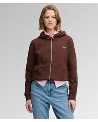 Superdry - & Co Signature Embroidered Zip Hoodie - Lyst