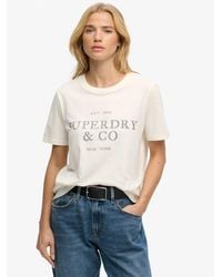 Superdry - Luxe Casual Relaxed T-shirt - Lyst