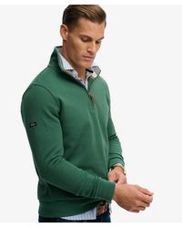 Superdry - & Co Essential Pique Half Zip - Lyst