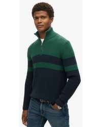 Superdry - Cotton Classic Stripe Half-Zip Jumper - Lyst