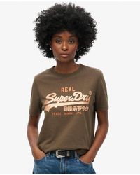 Superdry - & Co Embellished Vl Graphic T Shirt - Lyst