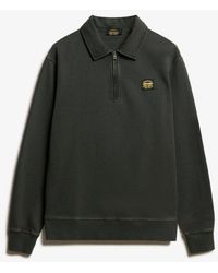 Superdry - & Co Contrast Stitch Half Zip Sweatshirt - Lyst