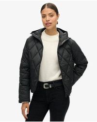 Superdry - Hooded Quilted Liner Jacket - Lyst