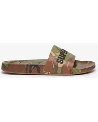 Superdry - & Co Camo Print Pool Sliders - Lyst