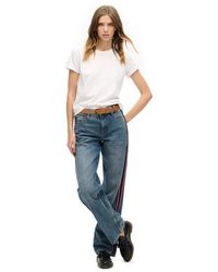 Superdry - & Co Mid Rise Wide Leg Jeans - Lyst