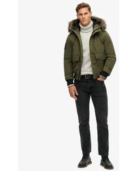 Superdry - Everest Bomber Jacket Army - Lyst