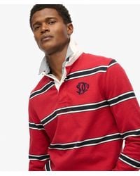 Superdry - Vintage Athletic Stripe Rugby Top - Lyst