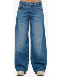 Superdry - Cult Mid Rise baggy Jeans - Lyst