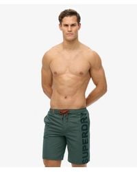 Superdry - Klassieke Boardshort Met Logo 48 Cm - Lyst