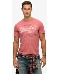 Superdry - & Co Vintage Logo Classic Relaxed T-shirt - Lyst