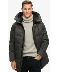 Superdry - & Co City Chevron Padded Coat - Lyst