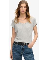 Superdry - & Co Studios Scoop Neck T-shirt - Lyst
